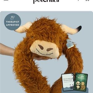 Hallie the Highland Cow Weighted Plush